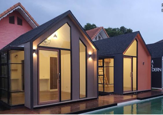 บ้านน็อคดาวน์ สไตล์รีสอร์ท
